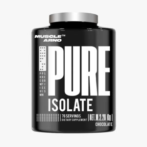 Muscle Arno PURE Isolate – 2.28 kg (Chocolate) | 76 Servings | High-Quality Whey Protein Isolate