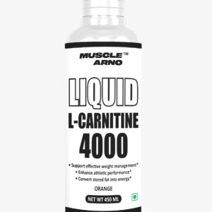 Muscle Arno Liquid L-Carnitine 4000 – Orange | Burn Fat & Boost Energy Naturally